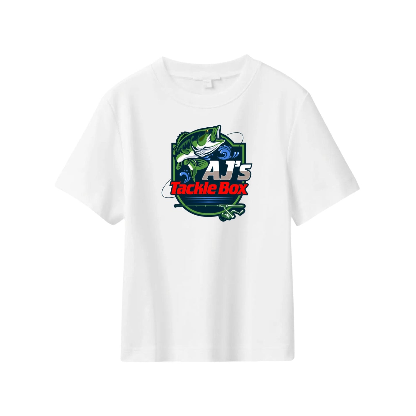 AJ’s Fishing Tee White